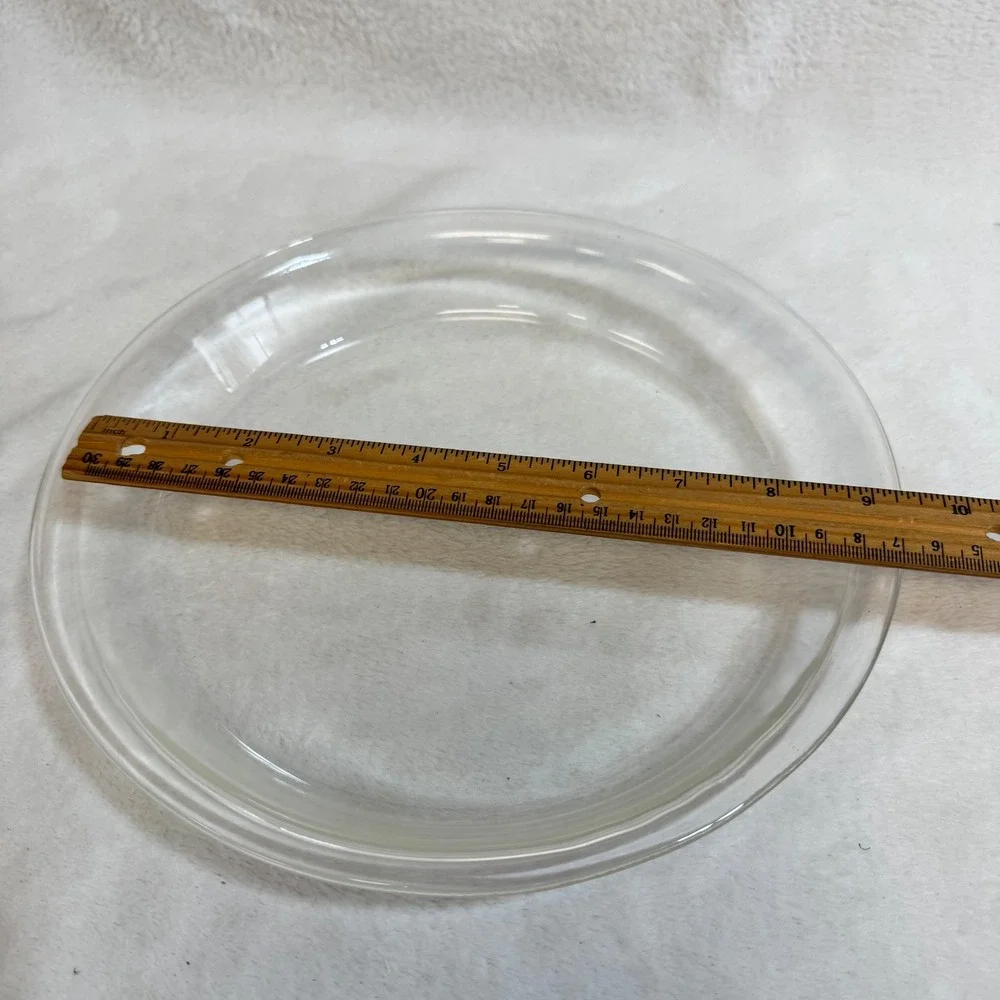 Vintage Pyrex Glass Pie Plate 9‎ Inch Clear Ovenware Baking Dish